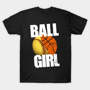 Softball Basketball T-Shirt